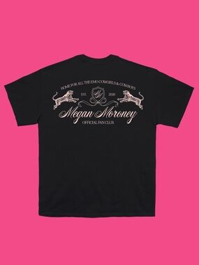 Megan Moroney Black Short Sleeve Tee - Official Fan Club